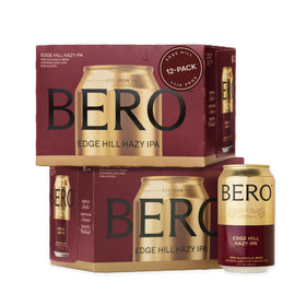 BERO Edge Hill Hazy IPA can showing tropical hops for a refreshing non alcoholic option