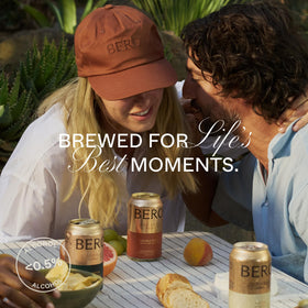 BERO Kingston Golden Pils premium label signaling craft quality