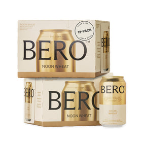 BERO Noon Wheat pack front, a refreshing non-alcoholic beer option for everyday moments.