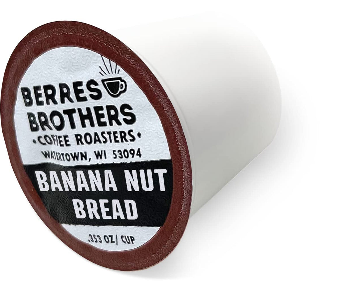 Berres Brothers Banana Nut Bread pods arranged for quick brewing.