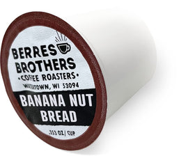 Berres Brothers Banana Nut Bread pods arranged for quick brewing.