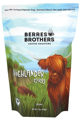 Aroma close-up from Highlander Grogg with caramel and hazelnut notes.