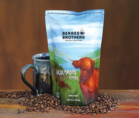 Berres Brothers Highlander Grogg 2 lb bag ready to brew at home.