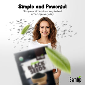 Berrilys black cumin seeds bread closeup, perfect for traditional and modern recipes.