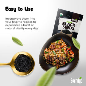 Berrilys black cumin seeds curry dish, enhances warm earthy flavors.