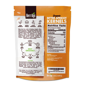 Berrilys kernels spilled on the counter, easy to measure for recipe experiments.