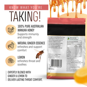 Berringa Manuka lozenges label shows MGO 900+ quality