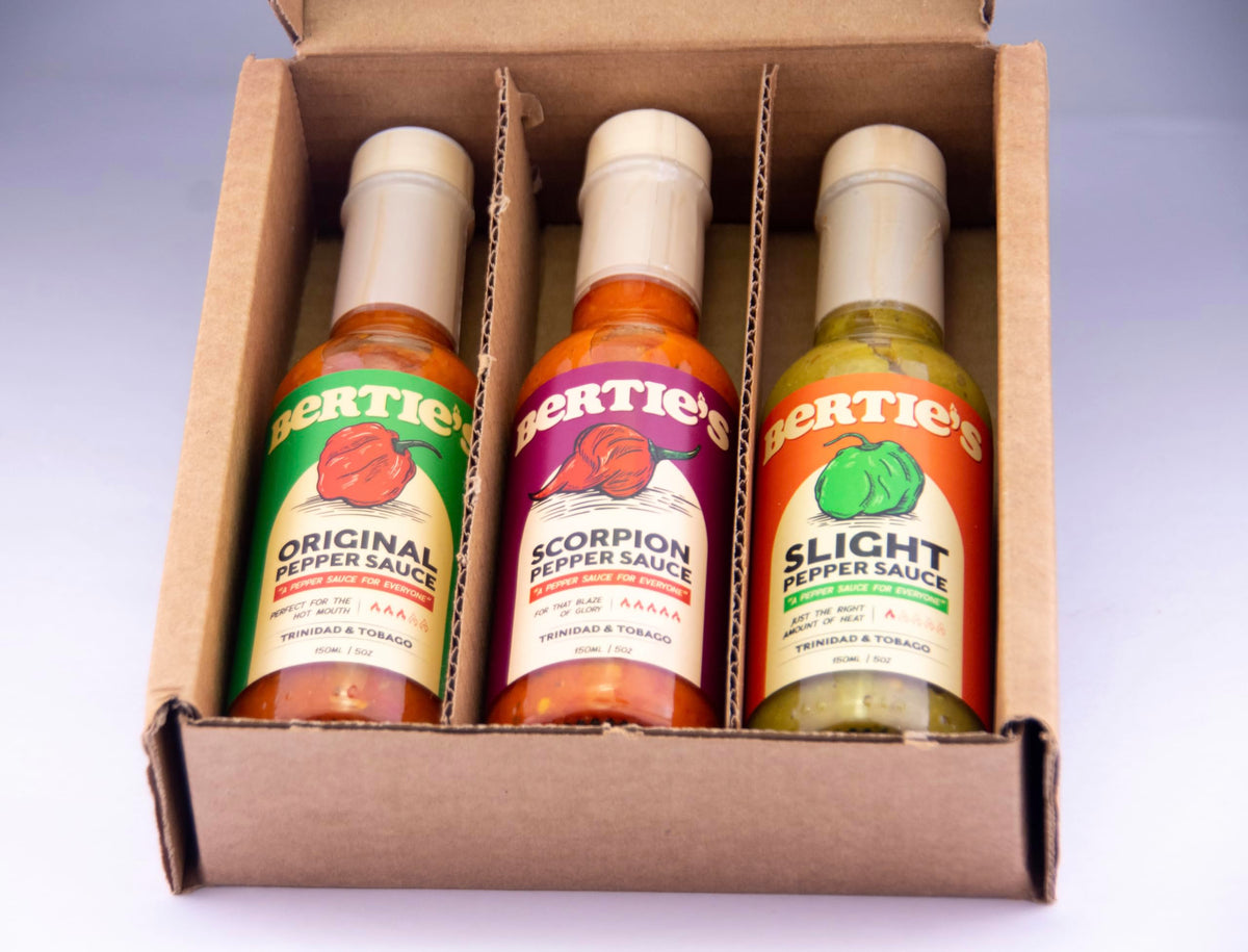 Bertie's Slight flavor notes hint at approachable heat with rich pepper character