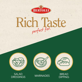 Bertolli Non-GMO Verified label on olive oil bottle.