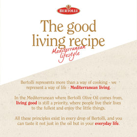 Bertolli bottle perfect for sautéing, frying, and baking