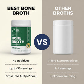 Best Bone Broth serving mug ready for a comforting sip.