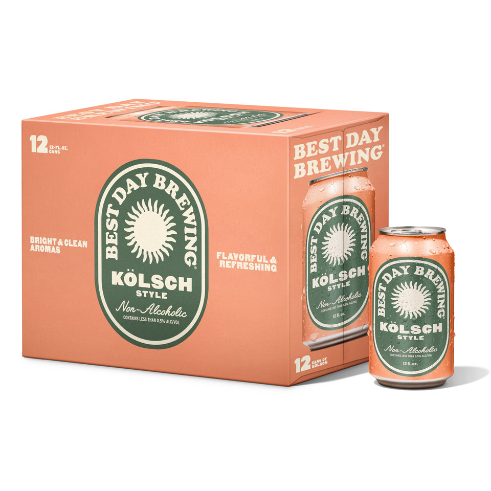 Best Day Brewing Kolsch-style ale can front view for a refreshing moment