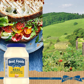 Best Foods Real Mayonnaise gluten-free dip and salad ideas in a bowl