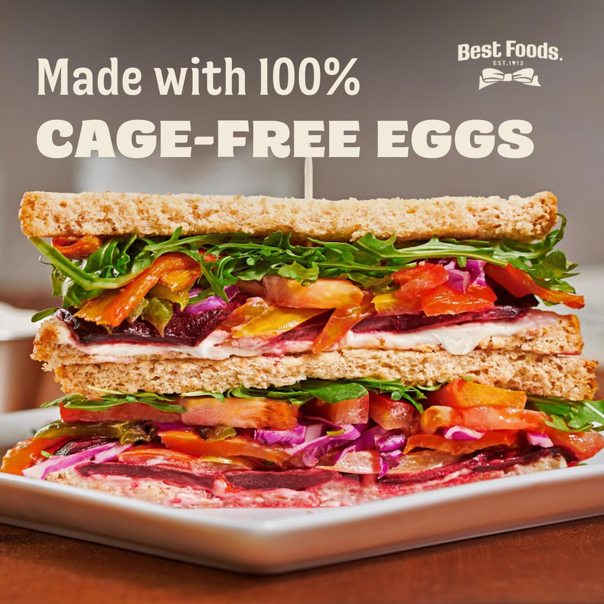 Best Foods mayo packets arranged for cafes, ideal for catering