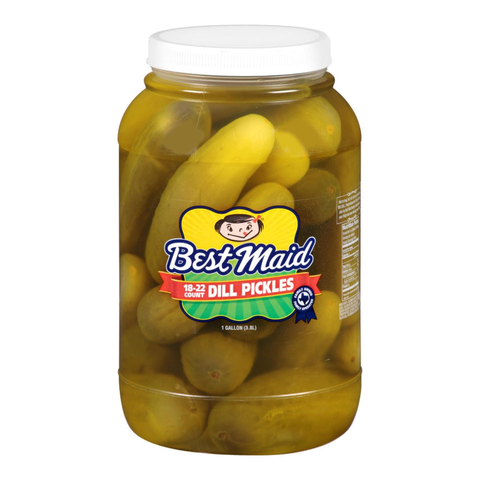 Best Maid Dill Pickles jar view highlighting bold dill flavor for gatherings