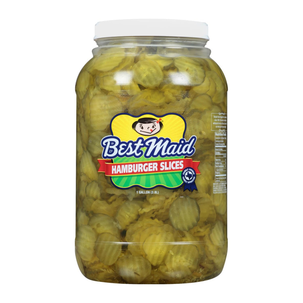 Best Maid Hamburger Slices on burger demonstrates easy layering for tasty bites