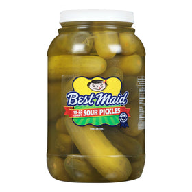 Best Maid Sour Pickles 18-22 whole pickles ready for pantry.
