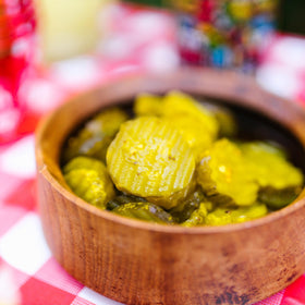 Best Maid Xtreme Hot Pickles label detail—heritage since 1926.