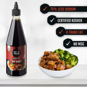 Best of Thailand Kosher-certified label ensuring clean sourcing for dipping and cooking