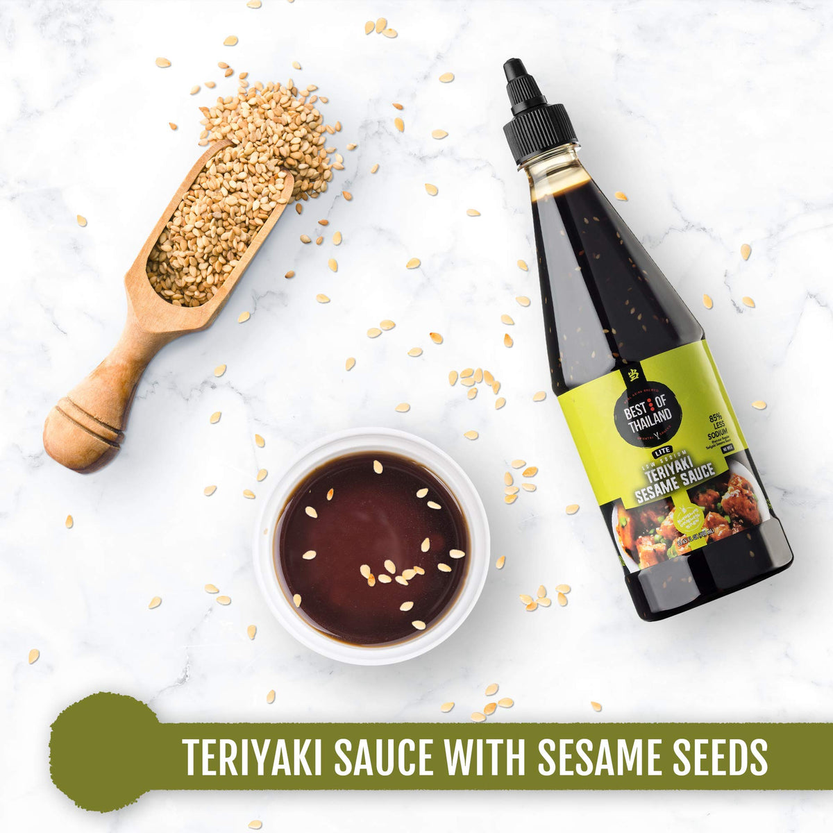 Best of Thailand sesame teriyaki lite glaze ready for marinades and wings