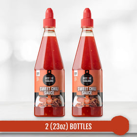 Best of Thailand Sweet Chili Sauce adds glaze to stir-fry.