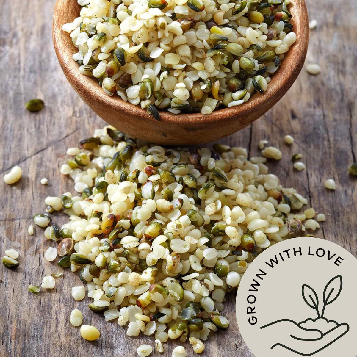 Be Still Farms hemp seeds protein-rich smoothie ingredient.