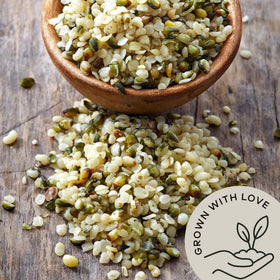 Be Still Farms hemp seeds protein-rich smoothie ingredient.