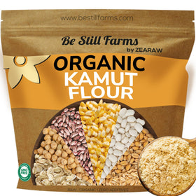 Be Still Farms Kamut Flour bulk 4.8 lb bag showing organic packaging for baking