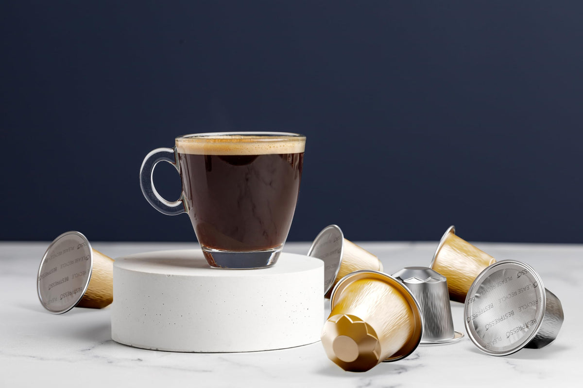 Bestpresso aluminum pods espresso offer convenient, recyclable packaging with fast, mess-free single-serve brewing.