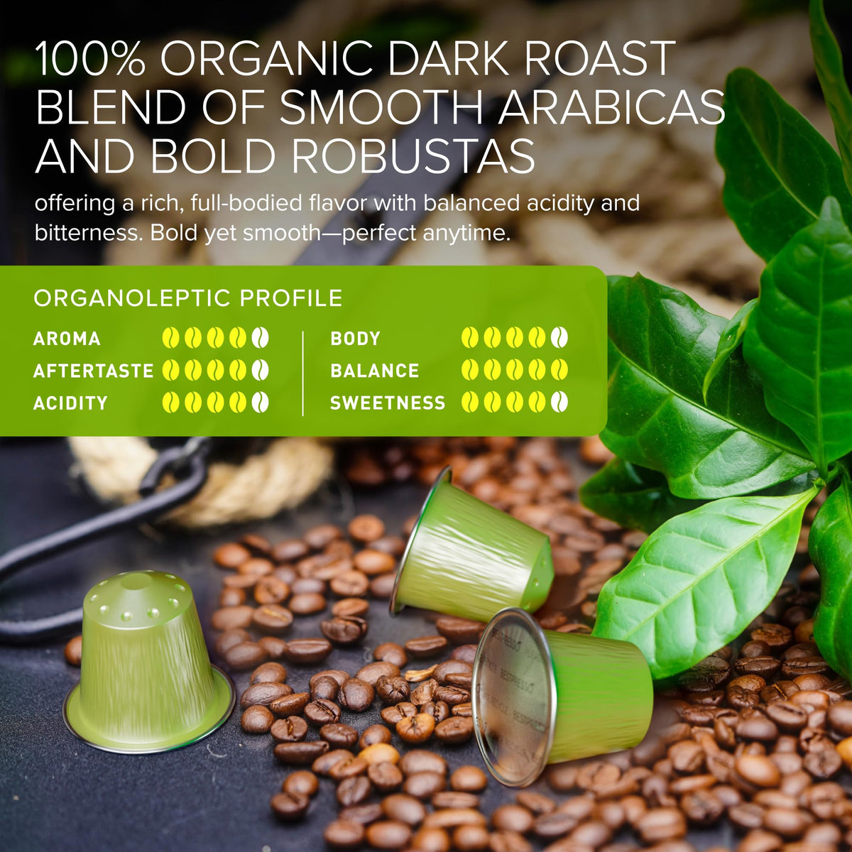 Crema-rich Bestpresso espresso pods for a medium-bodied cup.