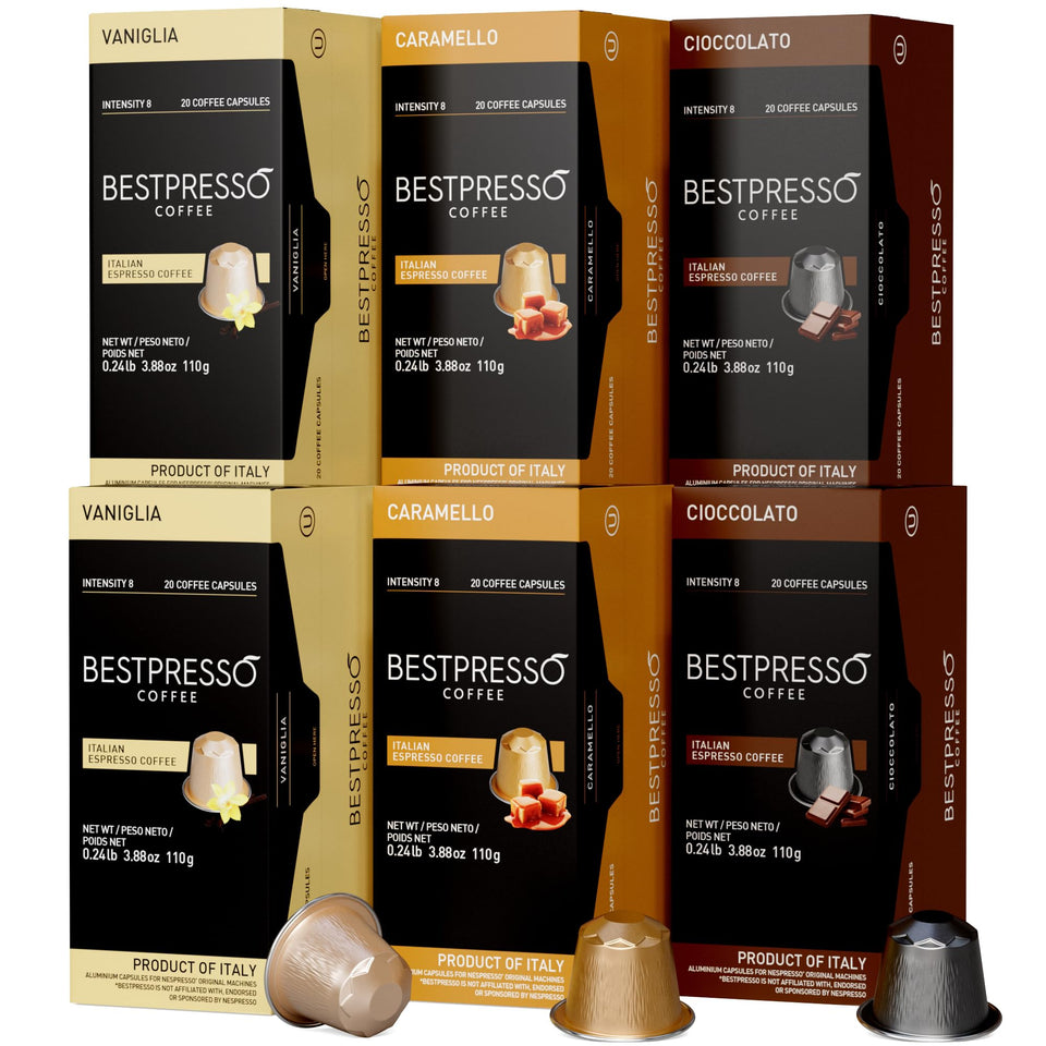 Bestpresso pods compatible with Nespresso Original machines for effortless home espresso
