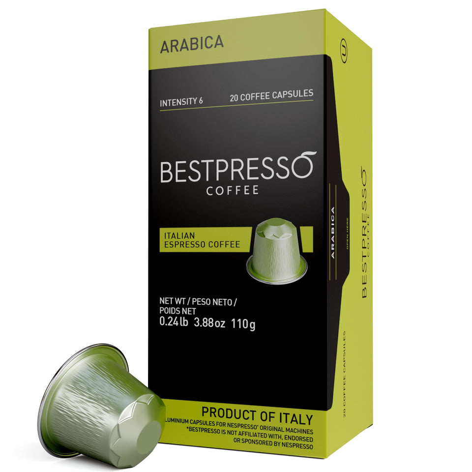 Bestpresso Nespresso Original pods 120-pack for convenient home espresso.