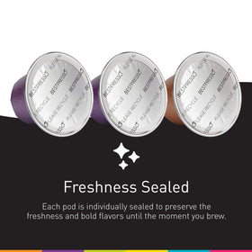 Rainforest Alliance seal signals sustainable bean sourcing for each cup.