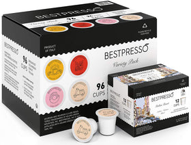 Bestpresso Colombian coffee pods for balanced daily flavor