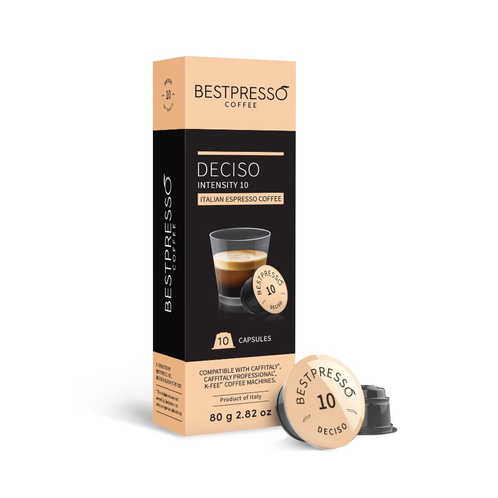 Bestpresso Verona capsules offering nutty aroma with cocoa acidity