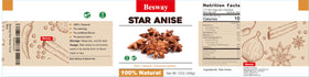 Besway Star Anise aroma-steam highlighting fragrant, licorice-like notes for tea and recipes.