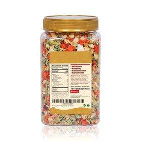 Besway dehydrated vegetables blend close up showing balanced flavor