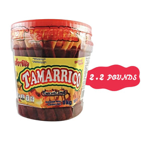 Chili-dusted Betamex Tamarrico tamarind sticks for a tangy kick.