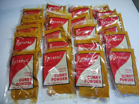 Betapac Curry Powder dispensing jar—easy weeknight seasoning.