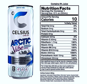 BETRULIGHT CELSIUS raspberry acai green tea can supports vitamin C