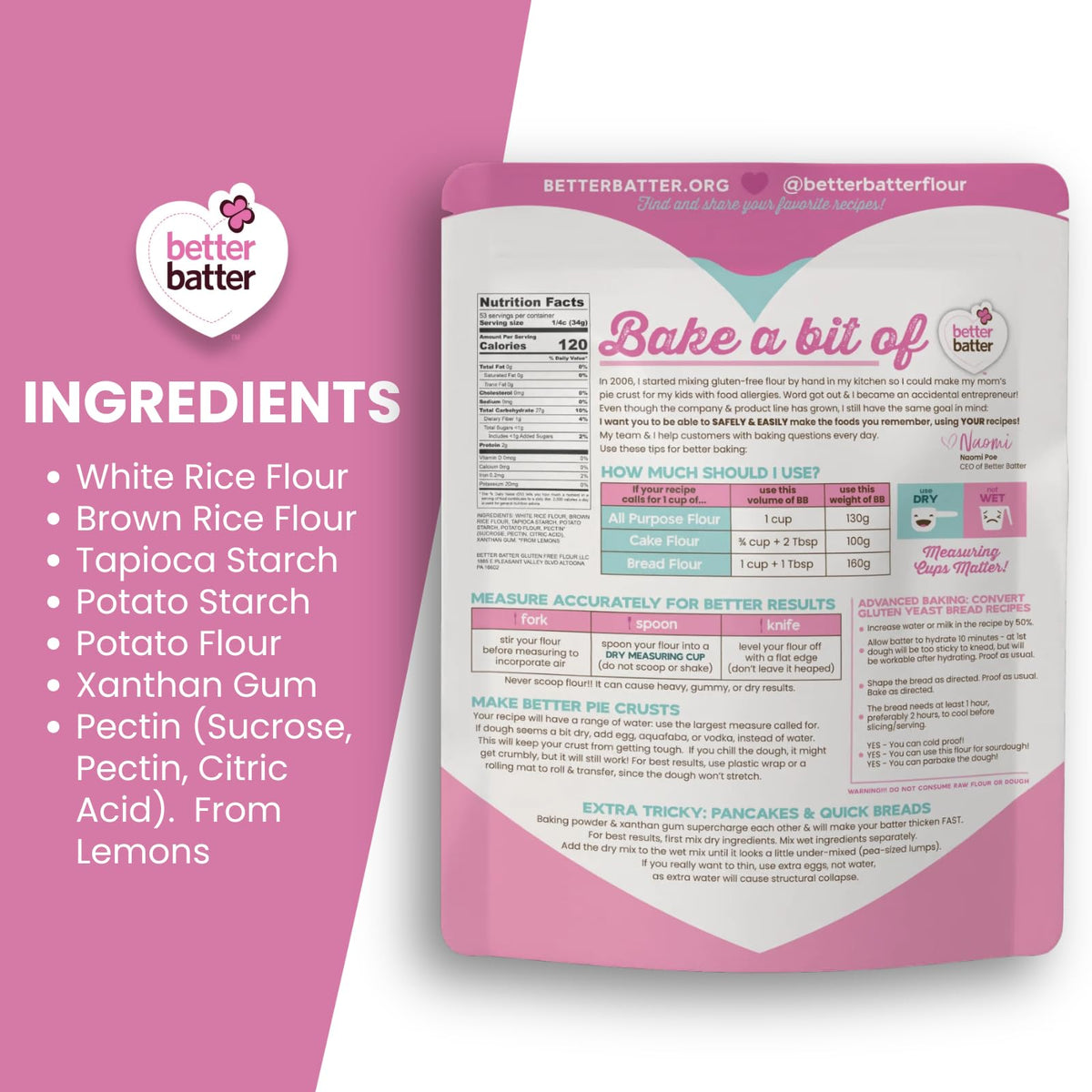 Better Batter Original Blend bread loaf image, perfect for soft gluten-free crusts