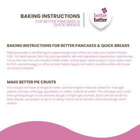 Better Batter Original Blend label and packaging, trust-worthy gluten-free choice