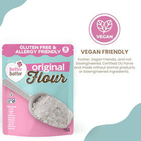 Better Batter Original Blend pancakes stack, light and fluffy results