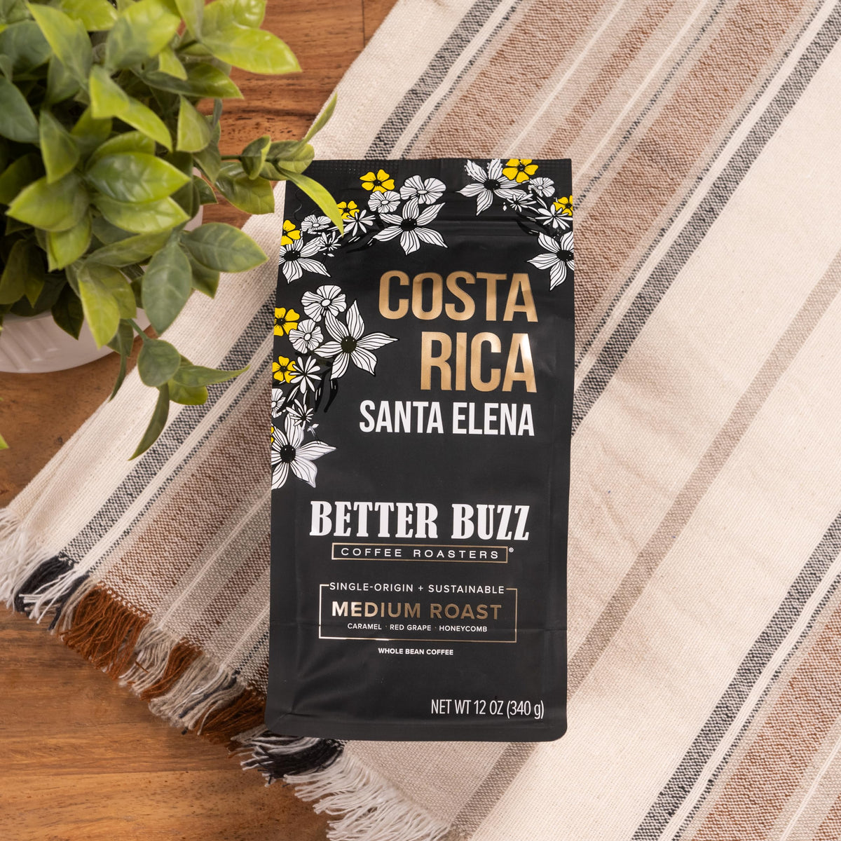 Better Buzz honey-processed Costa Rica coffee, offering nuanced sweetness.
