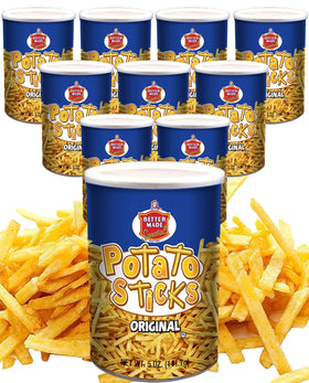 Better Made Potato Sticks close-up of crunchy texture for quick snacking