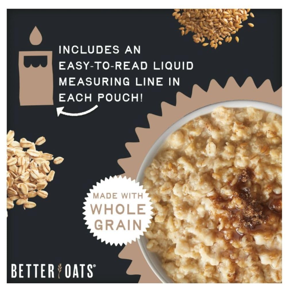 Better Oats Apples Cinnamon 3-pack packaging, ideal for sharing family breakfasts.