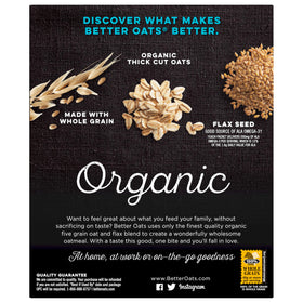 Better Oats Bare Multigrain measuring line on pouch for precise prep
