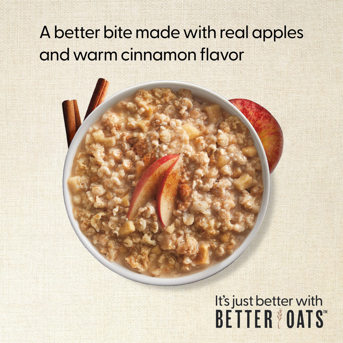 Better Oats dried apples add natural sweetness to breakfast