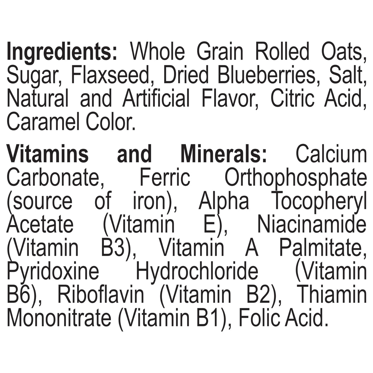 Thick and hearty texture with real blueberries in a spoonful