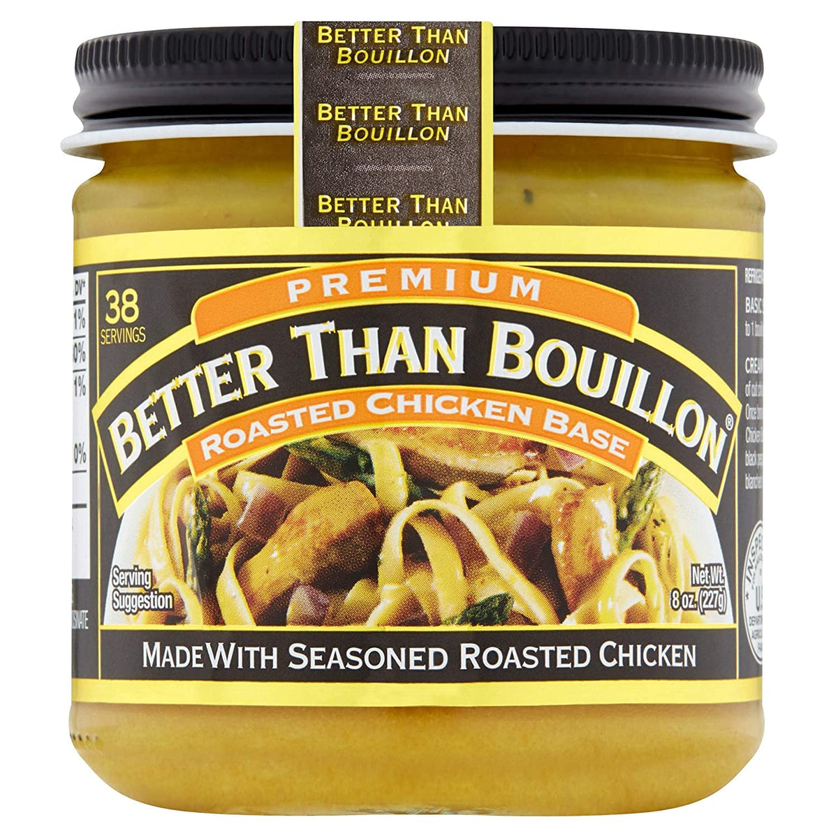 Better Than Bouillon beef base spoon; scoop-friendly for precise flavor.